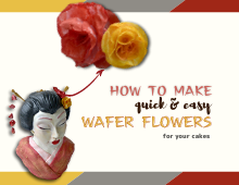 Easy Wafer Paper Flowers